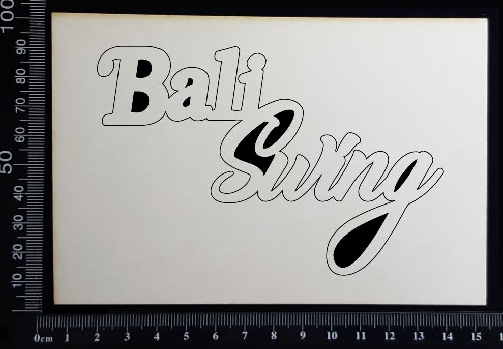 Bali Swing - White Chipboard