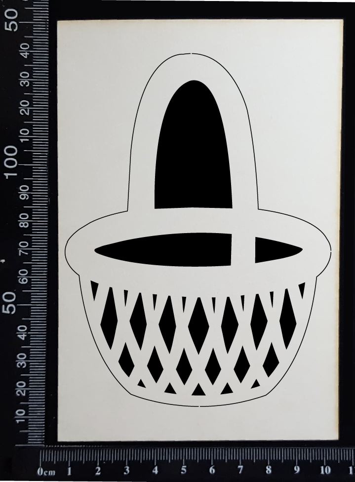 Basket - Large - White Chipboard