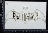 Batman - A - White Chipboard