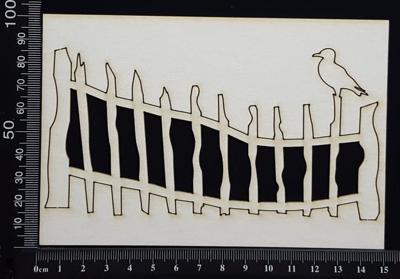 Beach Fence - White Chipboard