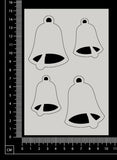 Bells Set - White Chipboard