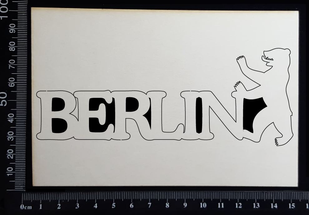 Berlin - B - White Chipboard