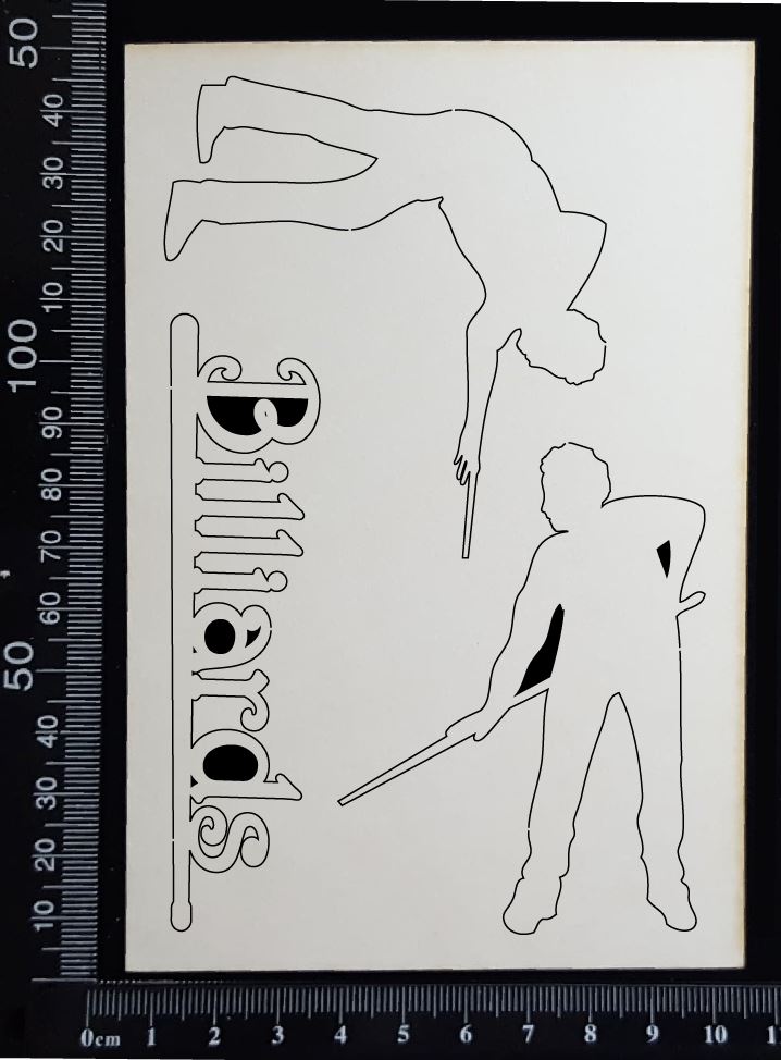 Billiards Set - White Chipboard