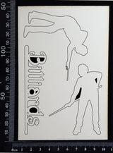 Billiards Set - White Chipboard