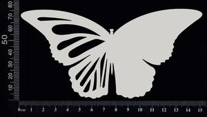 Blank Wing Butterfly - C - White Chipboard