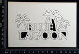 Blue Lagoon - White Chipboard