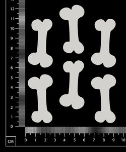 Bones Set - A - Small - White Chipboard