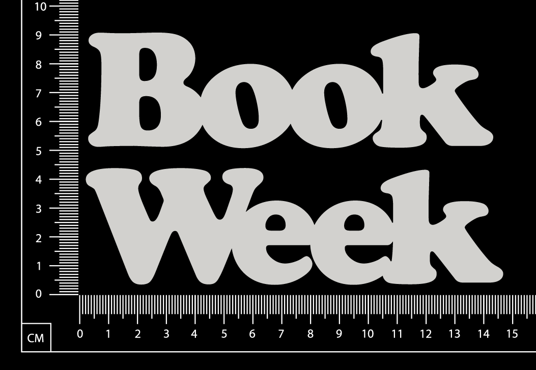 Book Week - A - White Chipboard