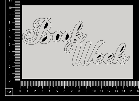 Book Week - B - White Chipboard