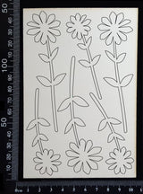Botanical Set - AA - White Chipboard