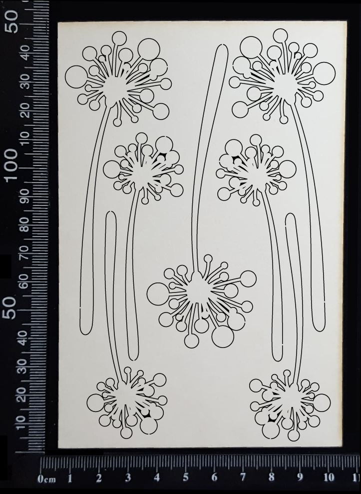 Botanical Set - AC - White Chipboard