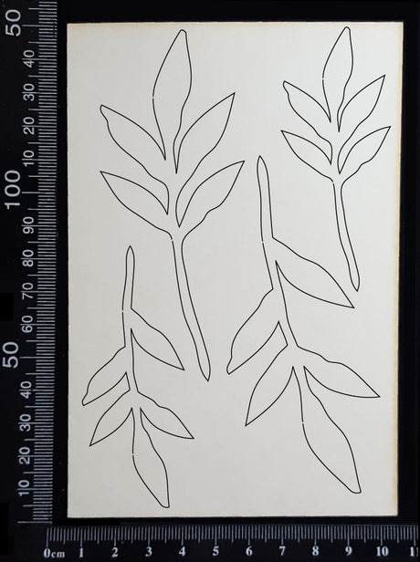 Botanical Set - AE - White Chipboard