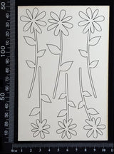 Botanical Set - AG - White Chipboard