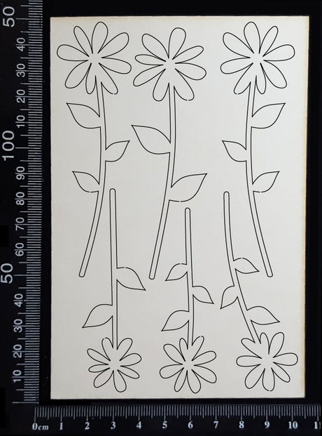 Botanical Set - AG - White Chipboard