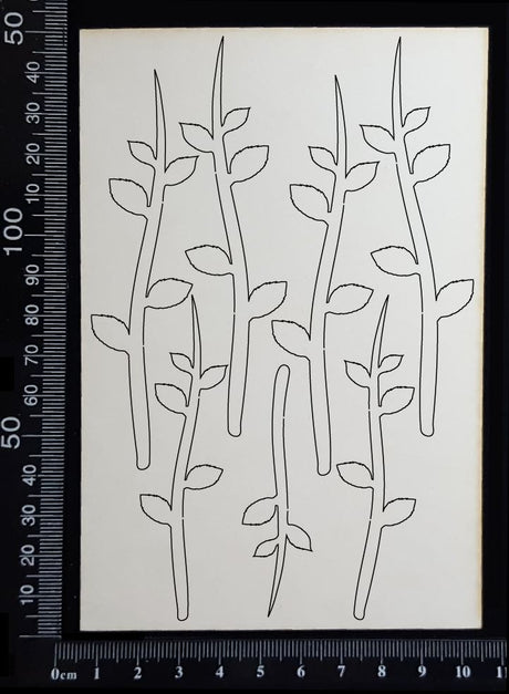 Botanical Set - AJ - White Chipboard