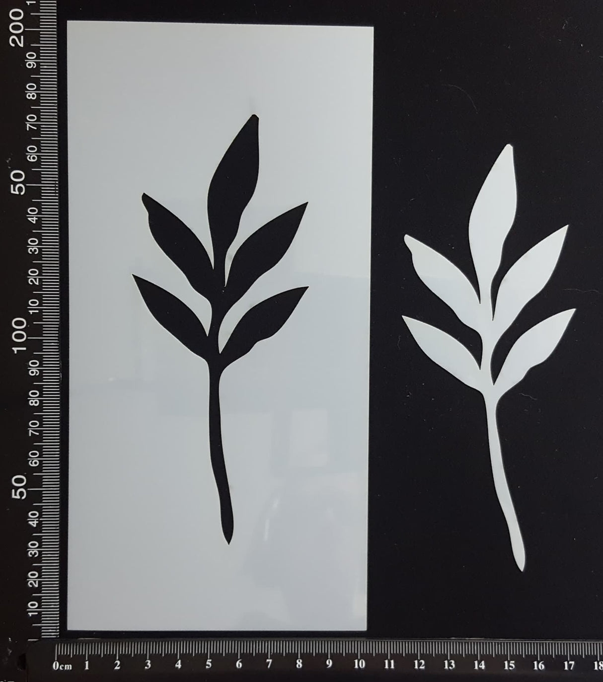 Botanical  - Stencil - 100mm x 200mm - AA-L