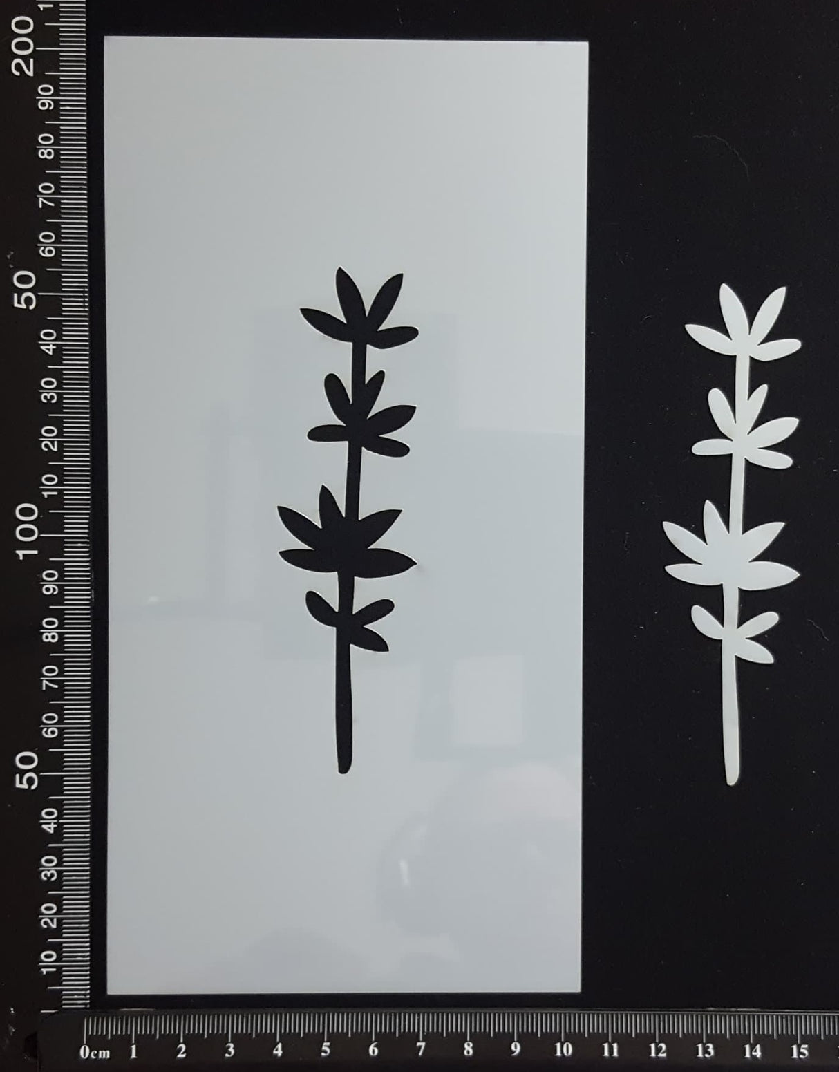 Botanical  - Stencil - 100mm x 200mm - AE-L