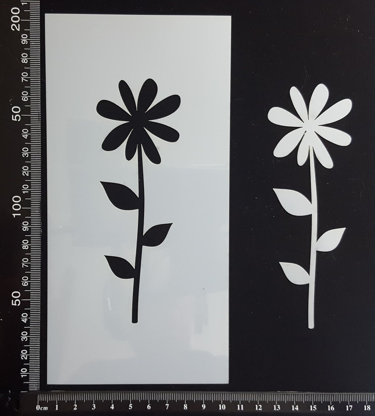 Botanical  - Stencil - 100mm x 200mm - AF-L