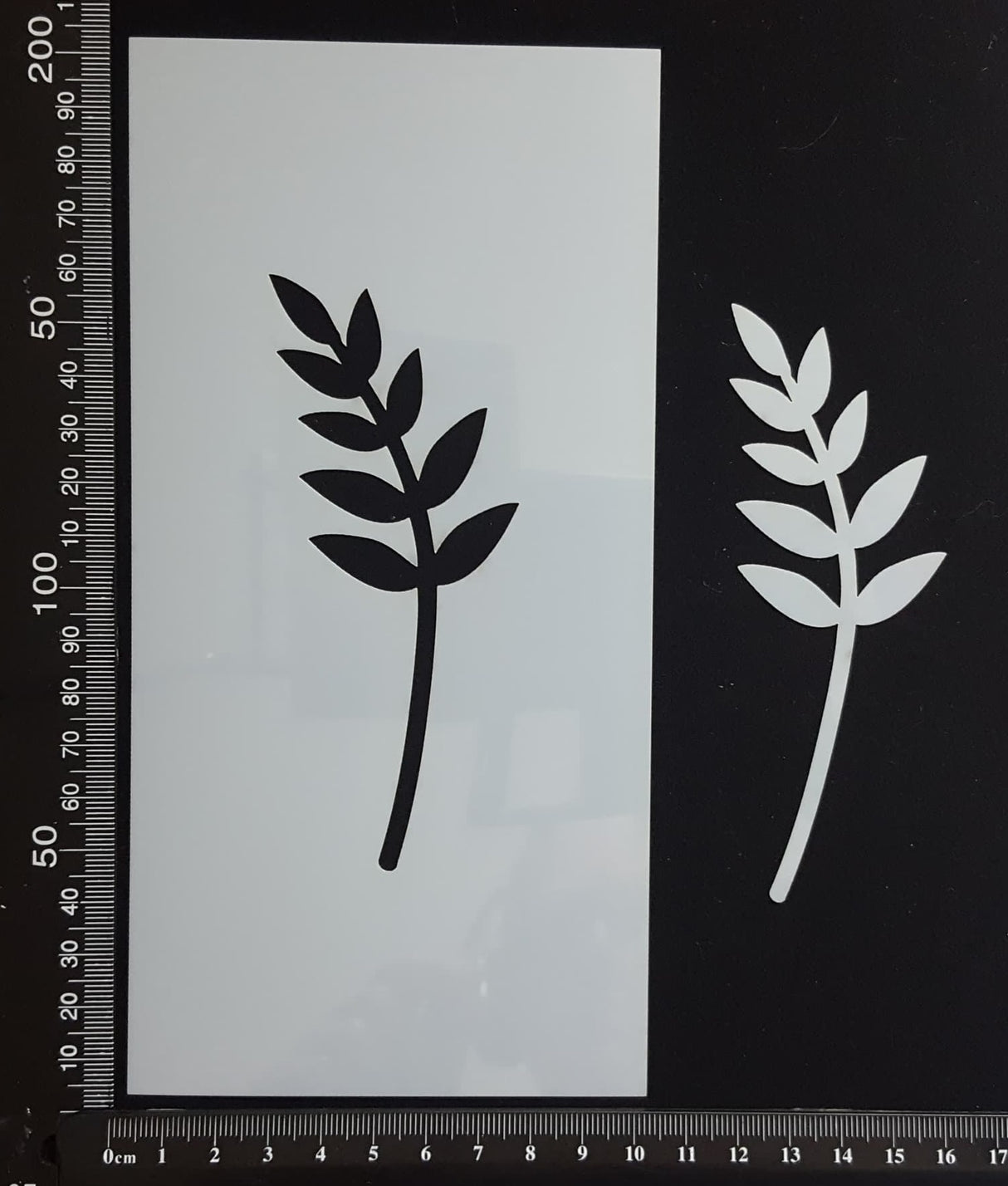 Botanical  - Stencil - 100mm x 200mm - AH-L