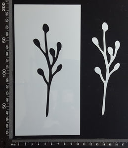 Botanical  - Stencil - 100mm x 200mm - AJ-L