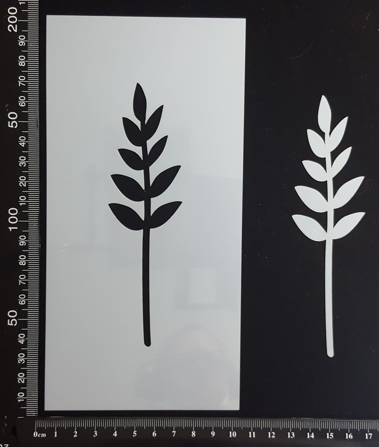Botanical  - Stencil - 100mm x 200mm - AK-L
