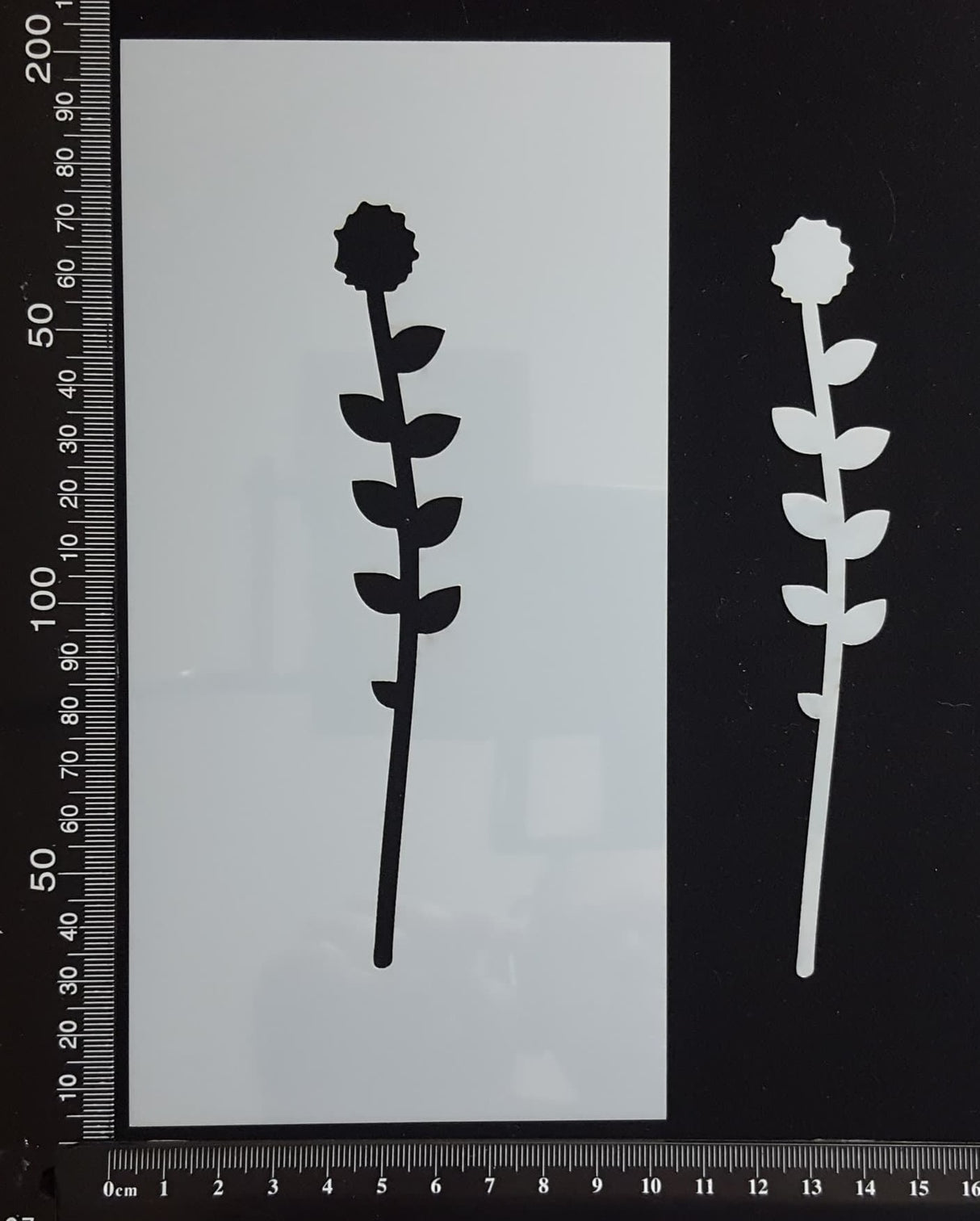 Botanical  - Stencil - 100mm x 200mm - AL-L