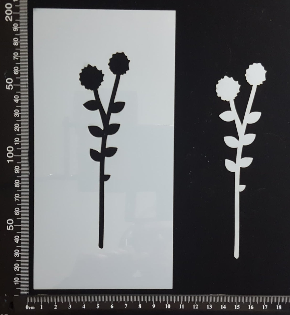 Botanical  - Stencil - 100mm x 200mm - AN-L