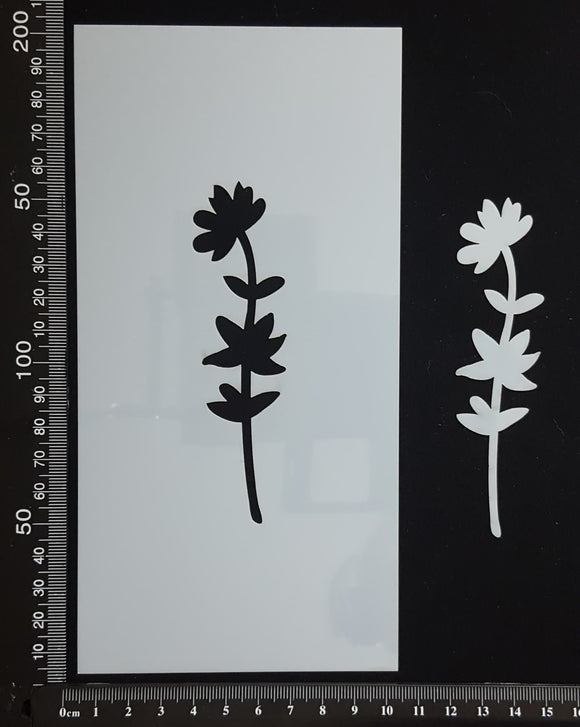Botanical  - Stencil - 100mm x 200mm - AQ-L