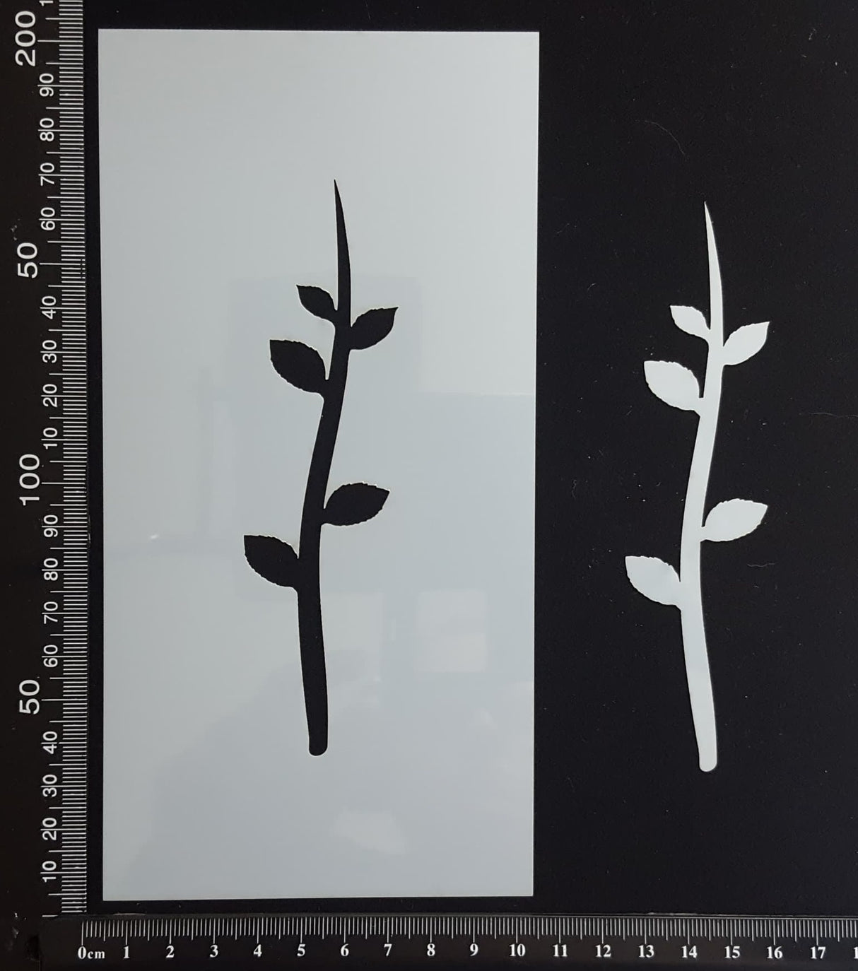 Botanical  - Stencil - 100mm x 200mm - AS-L