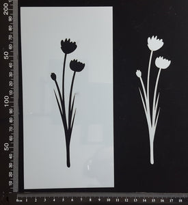 Botanical  - Stencil - 100mm x 200mm - AU-L
