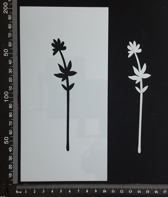 Botanical  - Stencil - 100mm x 200mm - AV-L