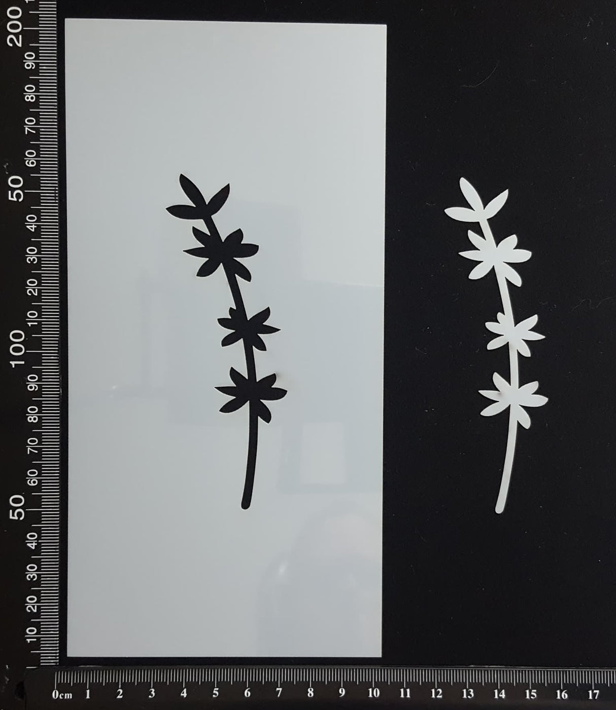 Botanical  - Stencil - 100mm x 200mm - AW-L