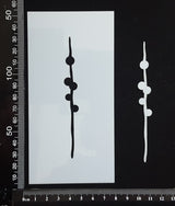 Botanical - Stencil - 75mm x 150mm - AO-M