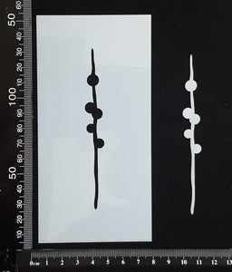 Botanical - Stencil - 75mm x 150mm - AO-M