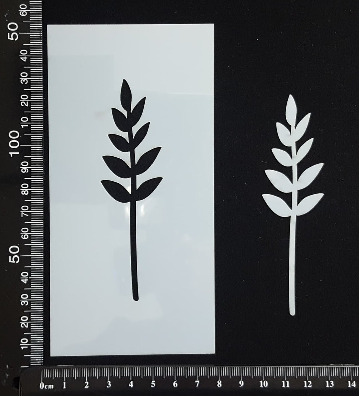 Botanical - Stencil - 75mm x 150mm - AK-M