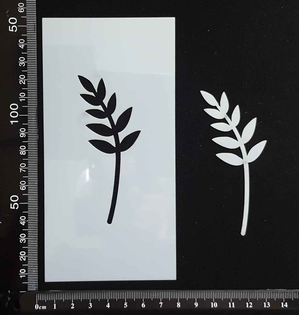 Botanical - Stencil - 75mm x 150mm - AH-M