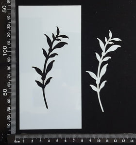 Botanical - Stencil - 75mm x 150mm - AI-M