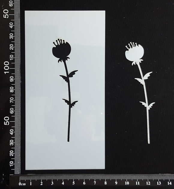 Botanical - Stencil - 75mm x 150mm - AC-M