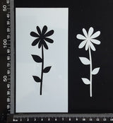 Botanical - Stencil - 75mm x 150mm - AF-M