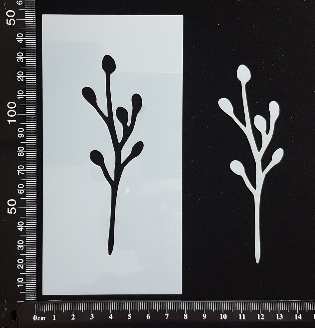 Botanical - Stencil - 75mm x 150mm - AJ-M