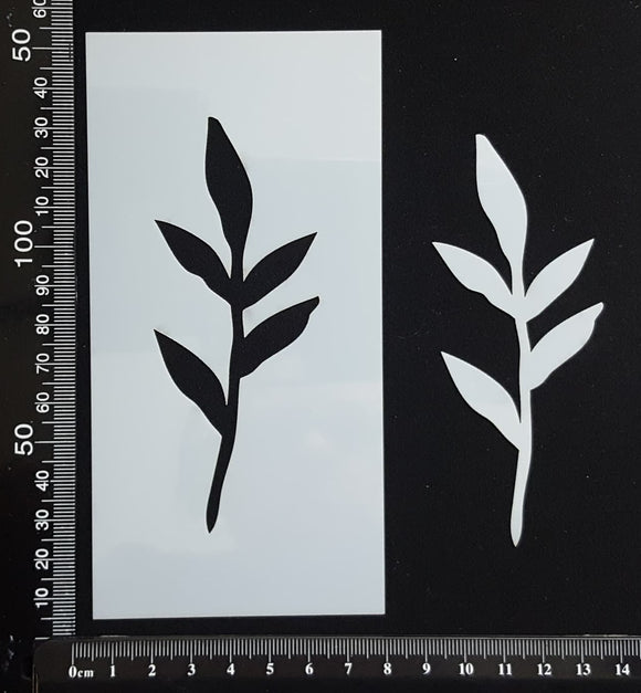 Botanical - Stencil - 75mm x 150mm - AX-M