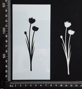Botanical - Stencil - 75mm x 150mm - AU-M