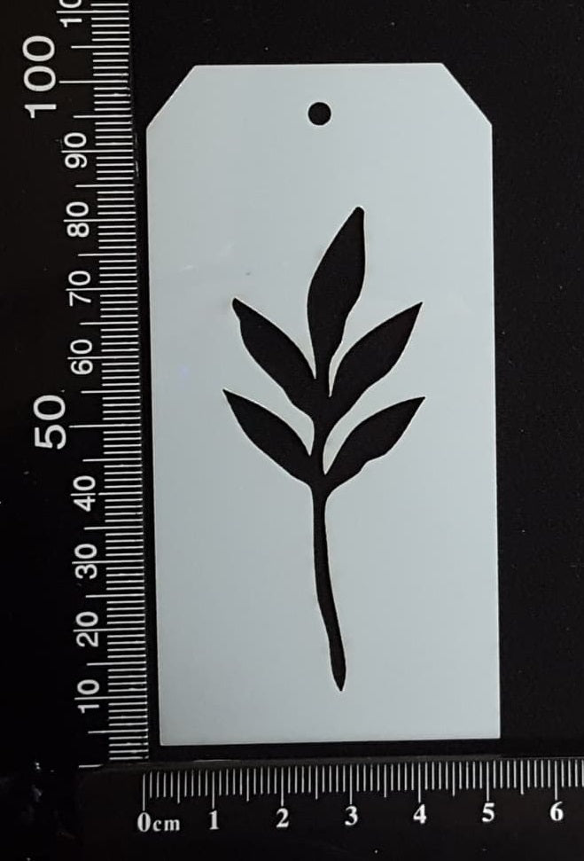 Tag Stencil - Botanical - 50mm x 100mm - AA-T