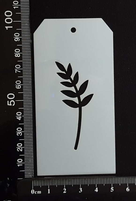 Tag Stencil - Botanical - 50mm x 100mm - AH-T