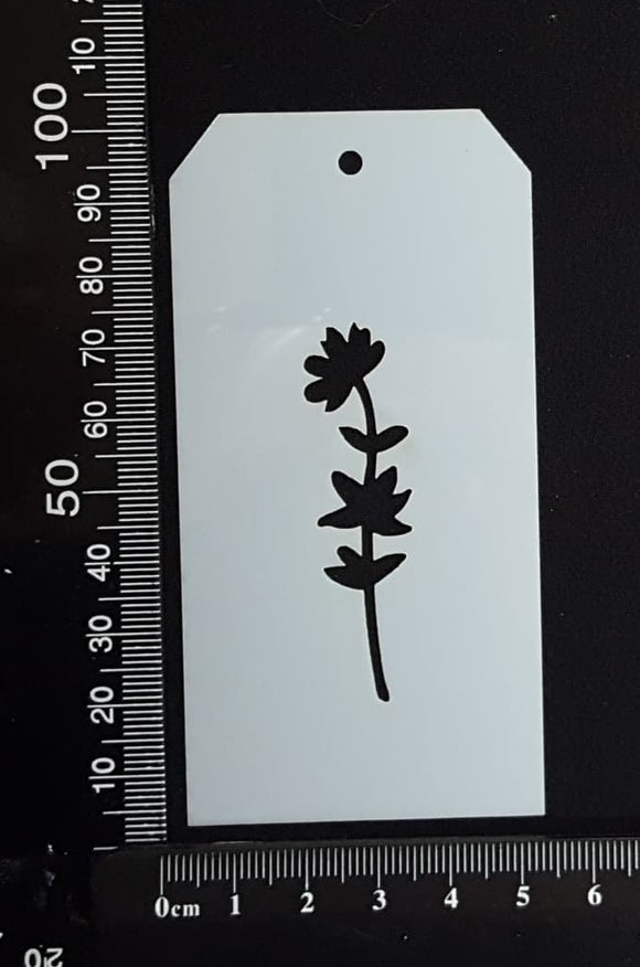 Tag Stencil - Botanical - 50mm x 100mm - AQ-T