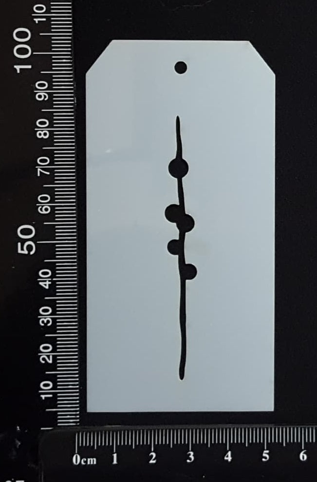 Tag Stencil - Botanical - 50mm x 100mm - AO-T
