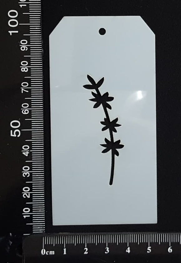 Tag Stencil - Botanical - 50mm x 100mm - AW-T