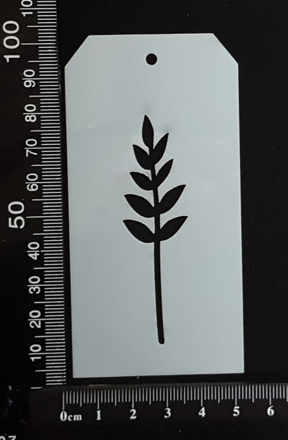 Tag Stencil - Botanical - 50mm x 100mm - AK-T