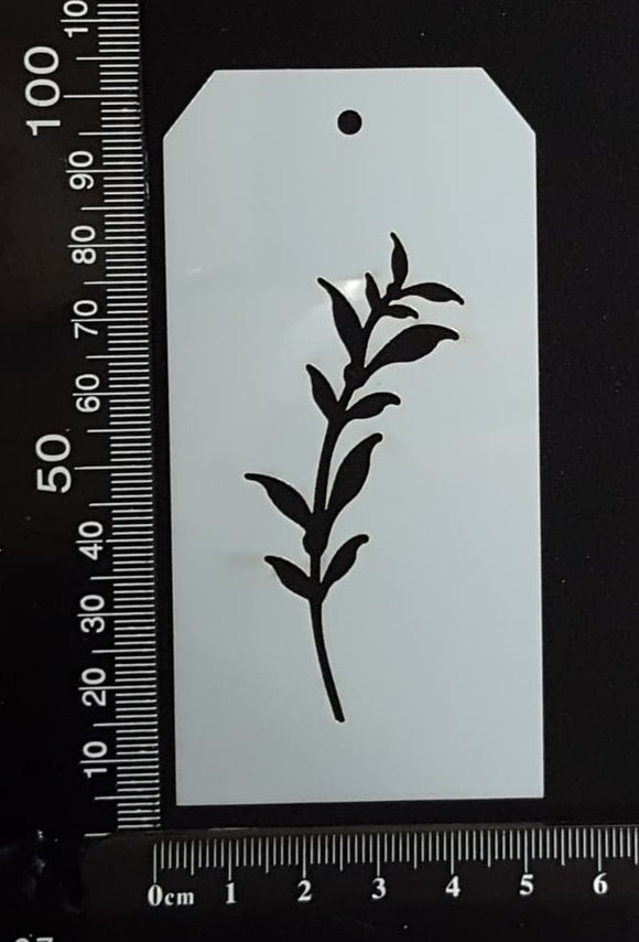 Tag Stencil - Botanical - 50mm x 100mm - AI-T