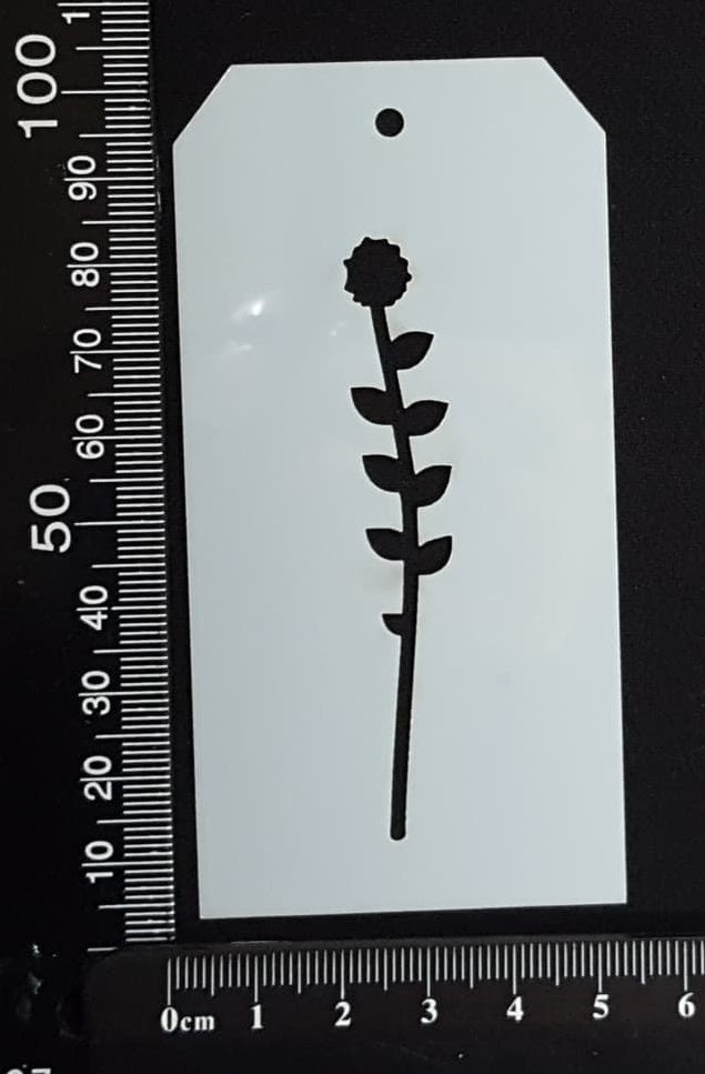 Tag Stencil - Botanical - 50mm x 100mm - AL-T
